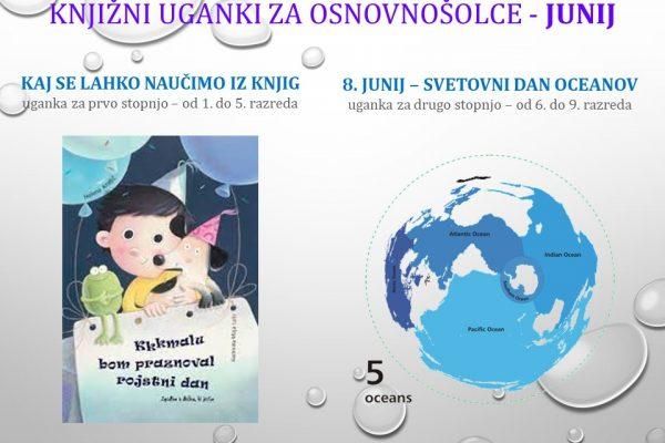 Knjižna uganka za osnovnošolce – junij