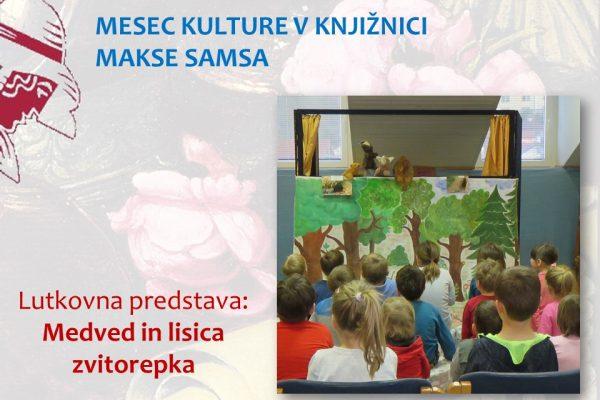 Lutkovna predstava za otroke v mesecu kulture