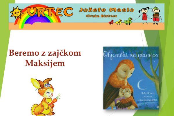 Beremo z zajčkom Maksijem, 14. marca 2023
