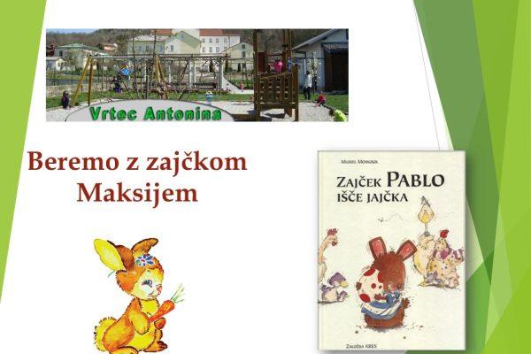 Beremo z zajčkom Maksijem, 4. april 2023
