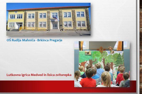 Knjižnica na obisku, OŠ Pregarje