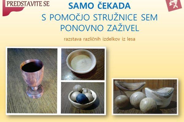Razstava S pomočjo stružnice sem ponovno zaživel, avtor Samo Čekada