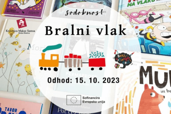 Bralni vlak v Knjižnici Makse Samsa