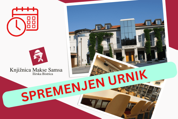 OBVESTILO – SPREMENJEN URNIK