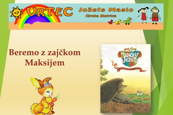 Beremo z zajčkom Maksijem, 25. april 2024