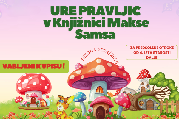 Vabljeni k vpisu na ure pravljic