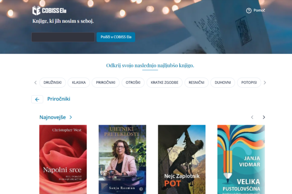 Prenovljena COBISS Ela