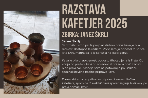 RAZSTAVA KAFETJER