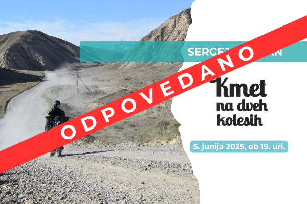 Potopisno predavanje Kmet na dveh kolesih – ODPADE