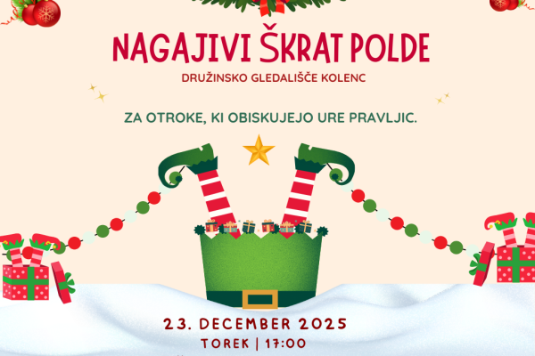 Ure pravljic – Gledališka predstava Nagajivi ledeni škrat Polde